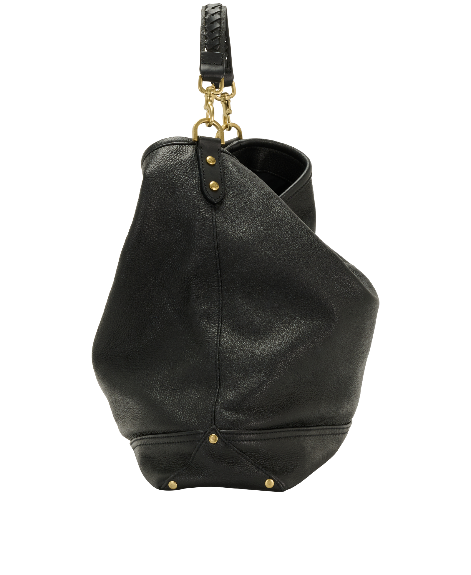 Effie Hobo, &pound;350, Handbags, Black, Leather, Bottom view